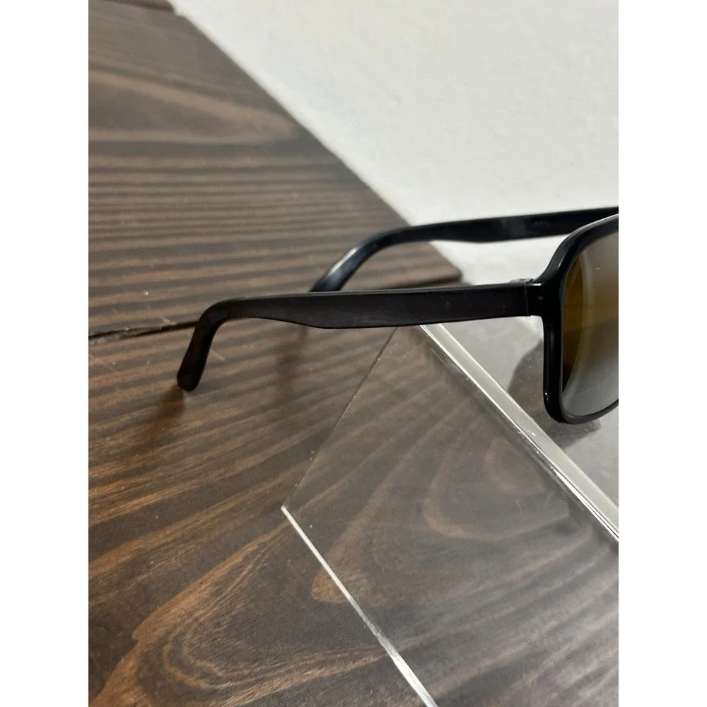 Vintage Suncloud France Nylon Black Sunglasses SC9 Gradient Aviator Lenses